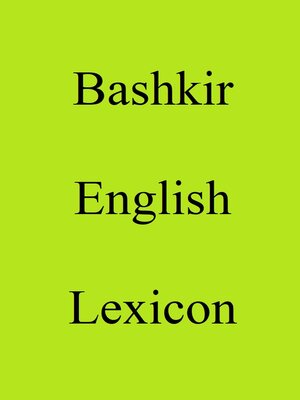 cover image of Bashkir English Lexicon